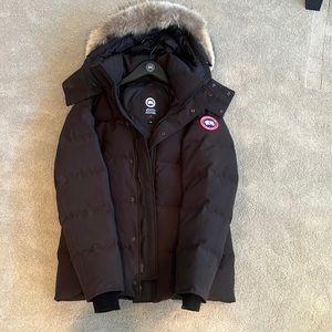 Black Canada goose coat
